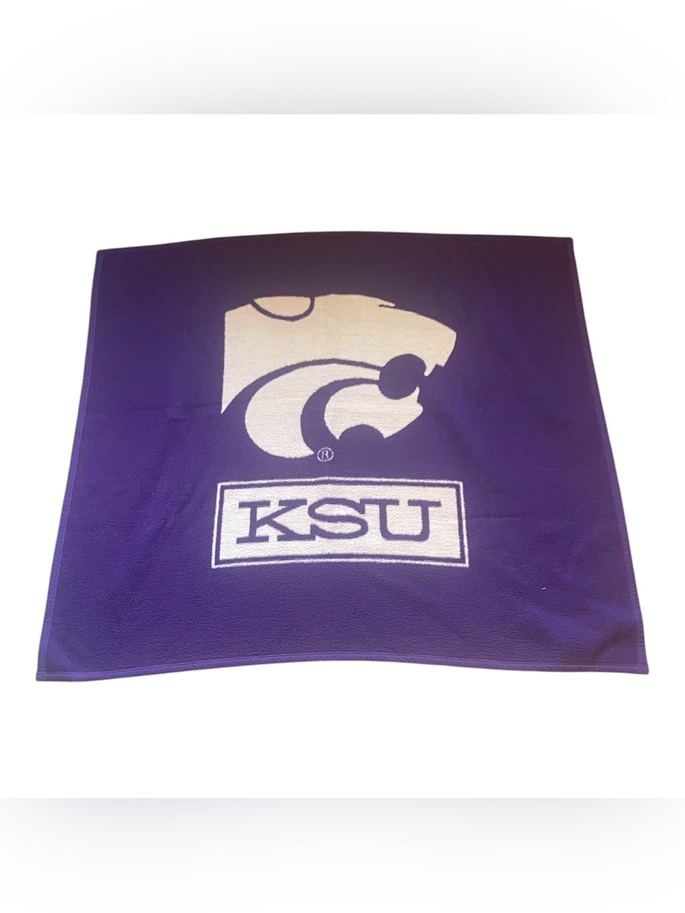 K State Biederlack Blanket 4’x4.5’ Kansas State University - Made in USA